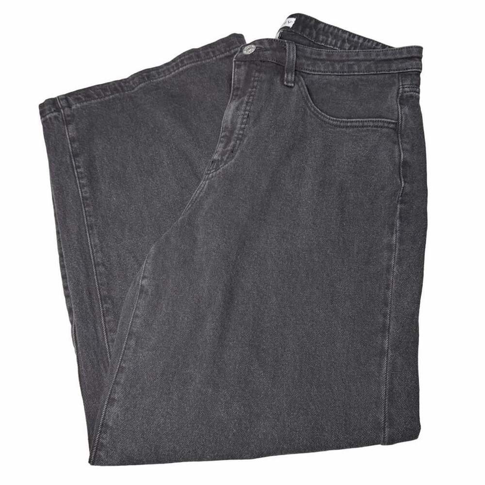 Ava & Viv Wide Leg Black Denim Jeans Size 16